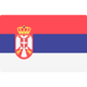 Serbisch (Lateinschrift) flag